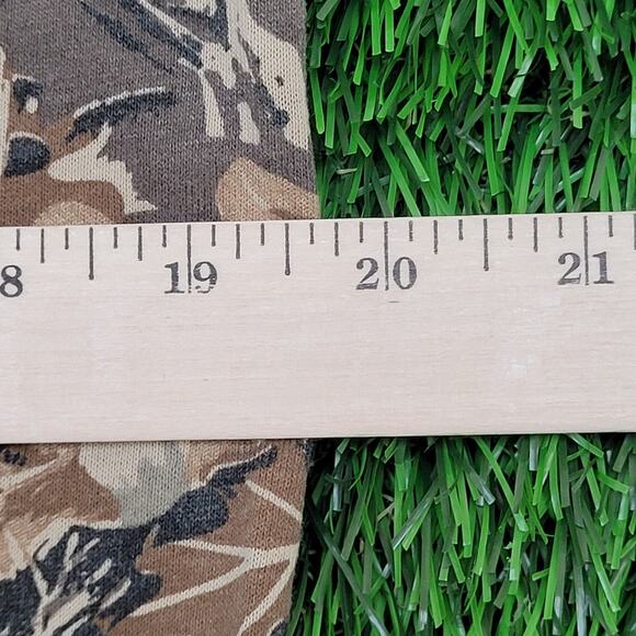 Vintage 90s Red-Head Advantage Camo Shirt Medium 20x26 Green Brown USA - Picture 13 of 14